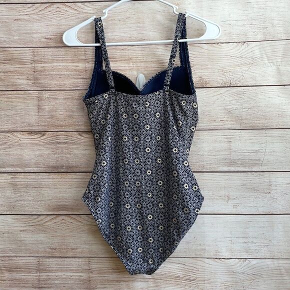 NIPTUCK SWIM AUSTRALIA ONE‎ PIECE SWIMSUIT IN NAVY BLUE PRINT - Picture 4 of 6